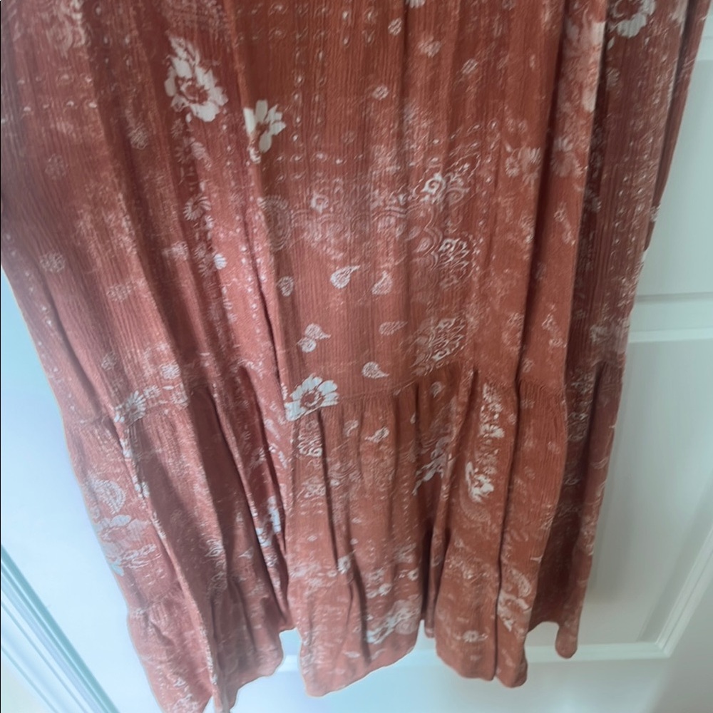 Floral Maxi Dress in Rust - Picture 4 of 4